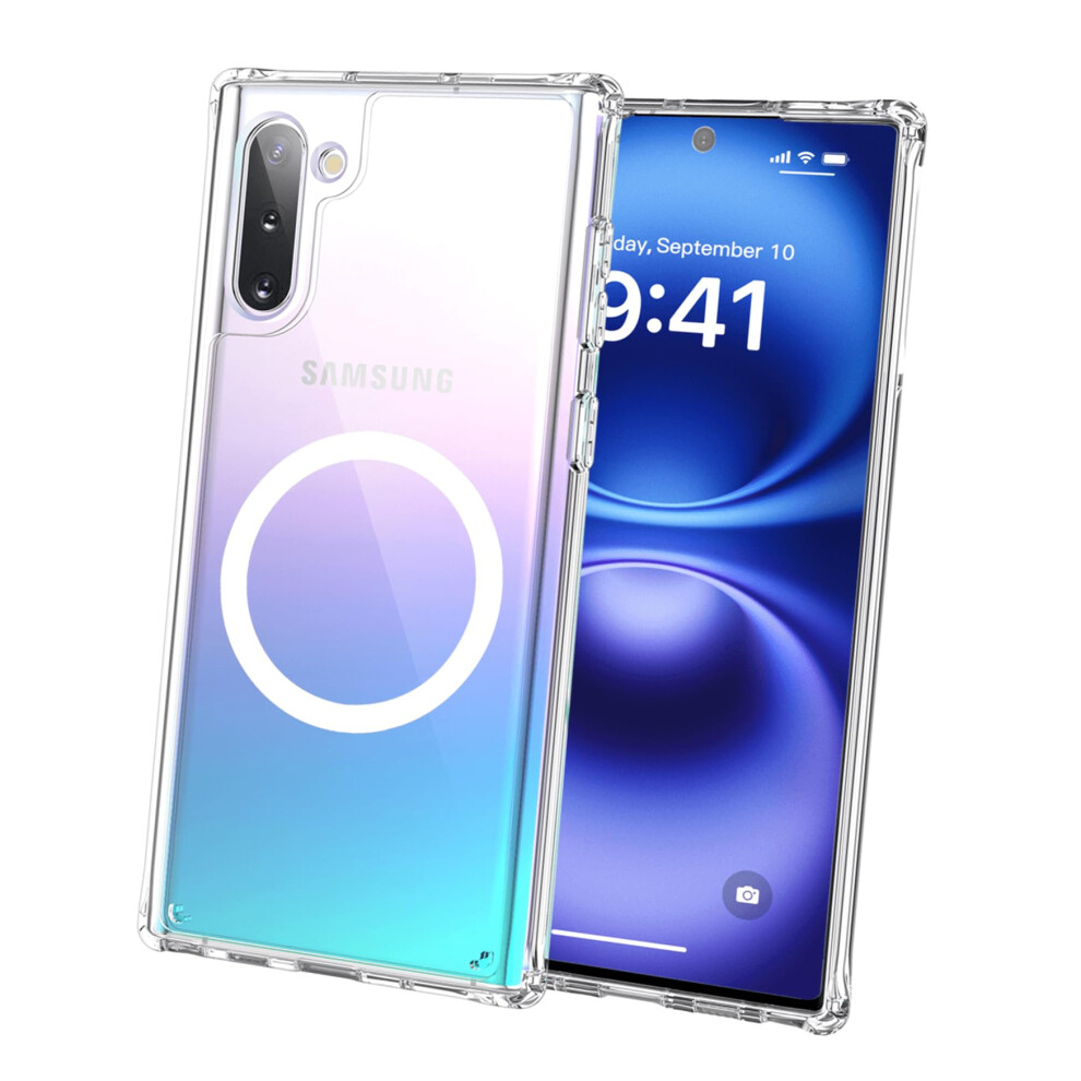 Clear Magsafe Compatible Shockproof Antiyellowing Wireless Charging Case For Samsung Galaxy Note 10 9092120784497