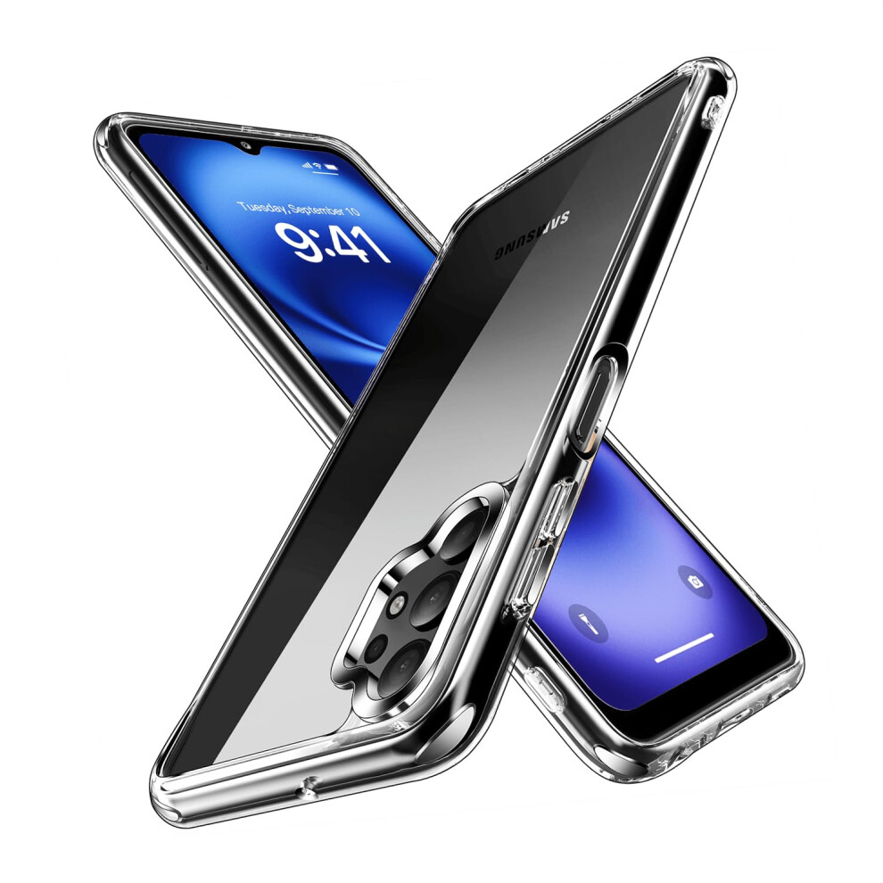 Clear Case For Samsung Galaxy A32 5G, Shockproof Militarygrade Protection With Slim Grip And Raised Edge 9092120784428