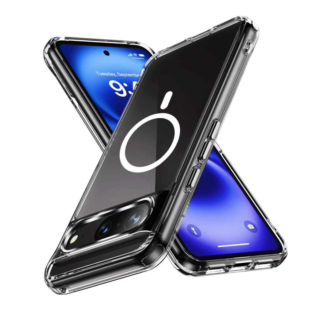 Clear Magnetic Case For Google Pixel 8A With Magsafe Compatibility, Shockproof Tpu Bumper, Slim Design 9455672300247