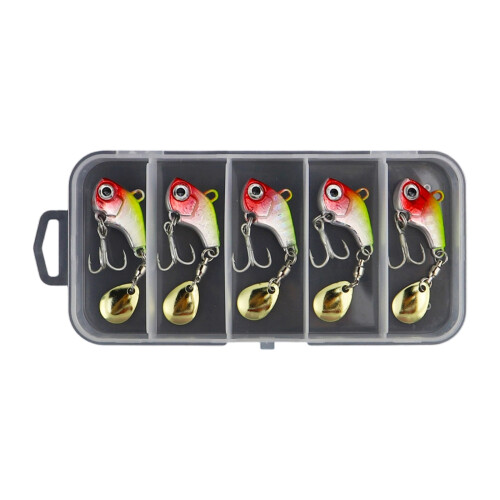 5Pcs Long Casting Fishing Lures With Hook Artificial-Farbe 1
