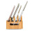 for 1PCS Mobile Phone Flat Bracket Bamboo Wood Multi-Device Charging Station Organizer Office Bracket, 1