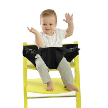 Portable Baby Harness Seat with Adjustable Safety Straps for Travel Dining and Shopping