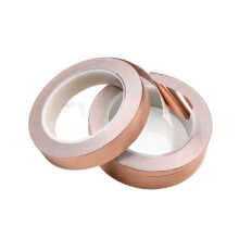 Single Conductive Copper Foil Tape 8mm 20m Roll for EMI Shielding and Grounding, Heat Resistant Adhesive