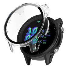 Protective Case and Tempered Glass Screen Protector Clear Full Coverage for Garmin Forerunner 955