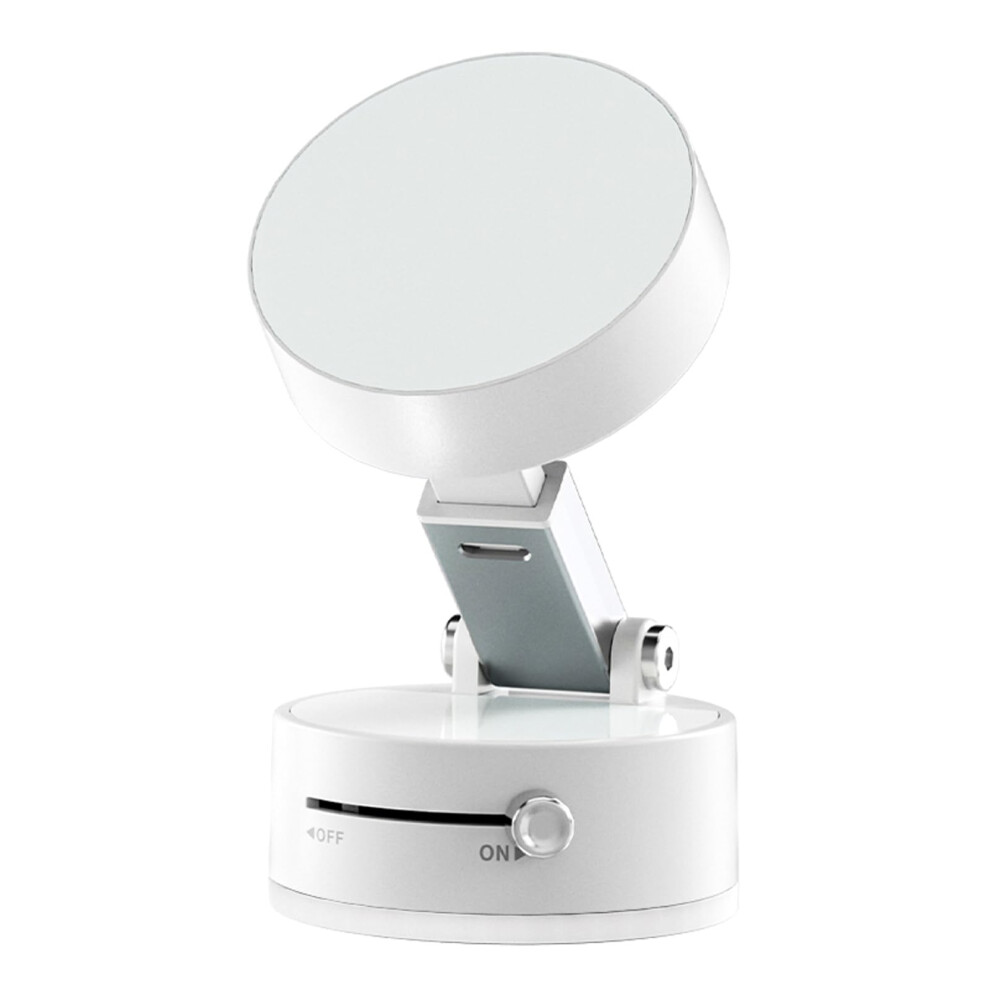 Car Phone Holder Magnetic Mount With Telescopic Folding Structure And Vacuum Suction White 9092120785746