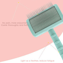 Pet Grooming Comb, Hair Removal Brush, Stripper, Massage Tool, Large Dog and Cat Pet Supplies Accessories B