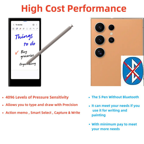 S Pen Replacement Violet Stylus for Samsung S24 Ultra No Pairing Required Precise Control 2