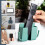 Wall Mounted Remote Control Holder Storage Box with Hook,Charger Power Strip Surge Protector Outlet Adapter Socket Stand 5