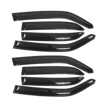 TapeOn Window Visors Rain Guards Set for Chrysler 300 20052010 and Dodge Magnum 20052008 Smoked Acrylic Finish