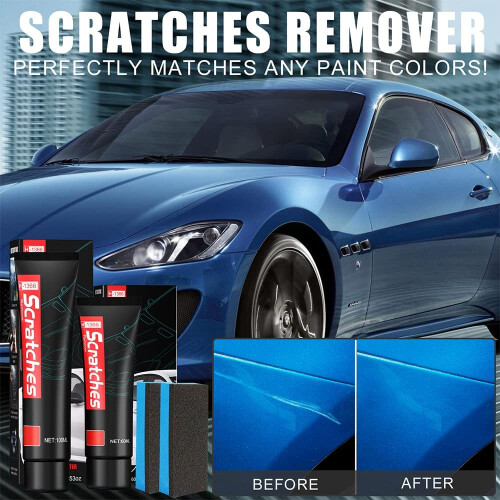 Car Scratch Remover and  Kit 60ml 2PCS Deep Scratch  Nano Formula Car Paint Restorer 1