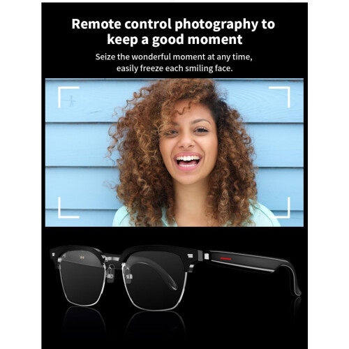 Wireless Bluetooth Smart Audio Glasses for Enhanced Listening Experience 1