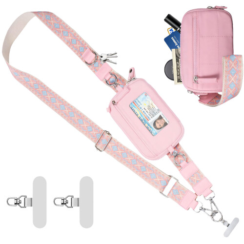 Sac de taille imperméable pour course en plein air,-rose clair