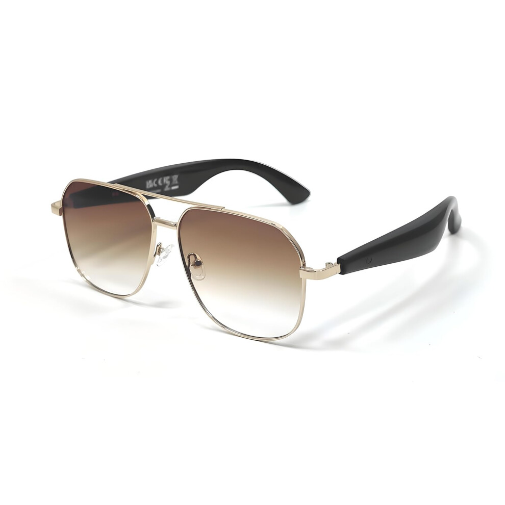 Smart Glasses Bluetooth 5.4 Sunglasses With Ai Translation Music Playback Photo Capture Brown 9092120787146