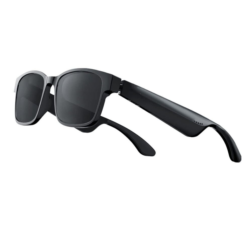 Smart Tooth Sunglasses With Voice Assistant, Polarized Lenses, Filtering, Touch Control, Open Ear Sound, Builtin Mic And Speakers Blue/Light 9455672302708