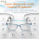 Smart Audio Glasses with Bluetooth 5.0, Open Ear TWS Sound, Blue Light Blocking Lenses, Waterproof 2