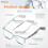 Smart Audio Glasses with Bluetooth 5.0, Open Ear TWS Sound, Blue Light Blocking Lenses, Waterproof 4