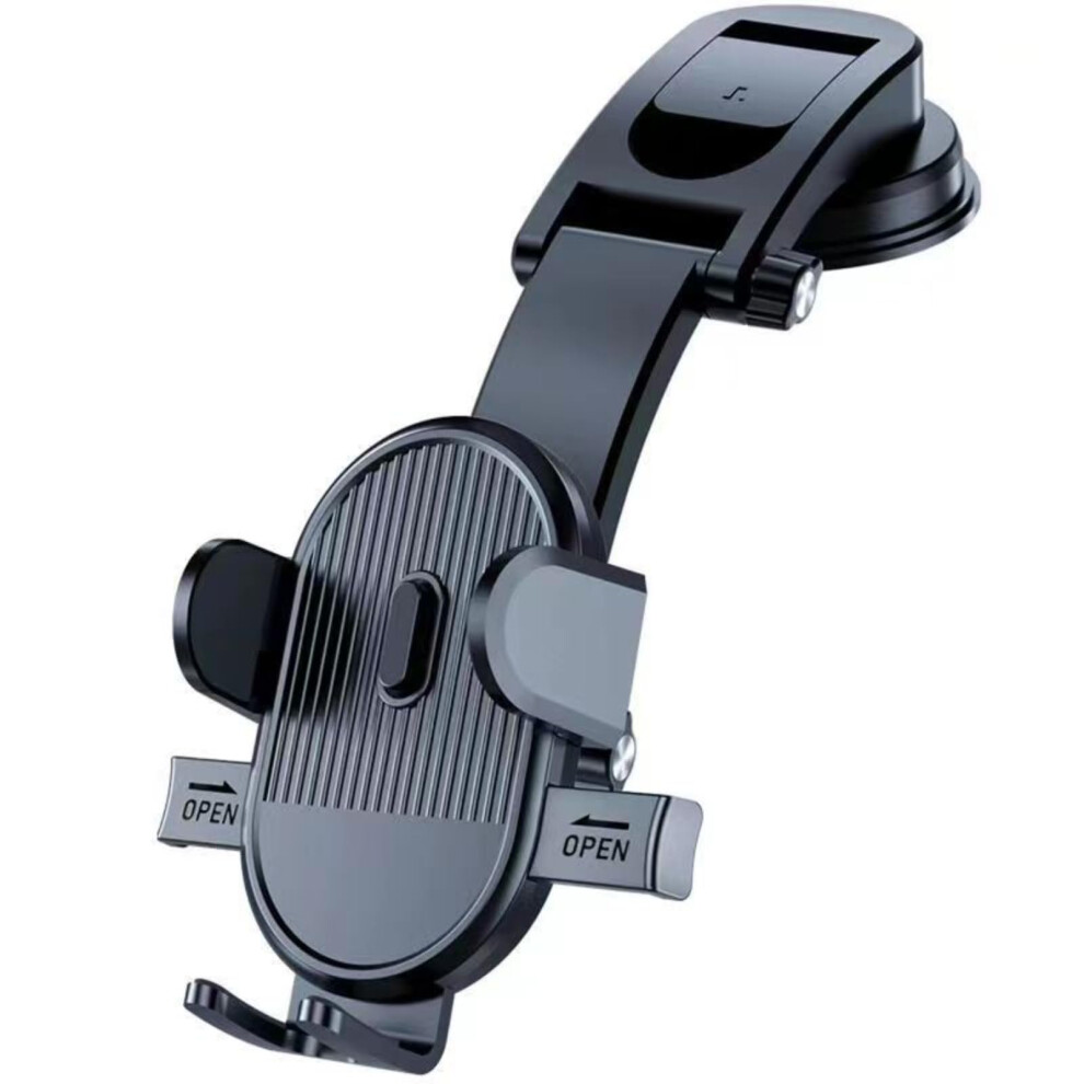 Car Phone Holder with 360 Rotation, Strong Suction Cup Mount for Dashboard and Windshield