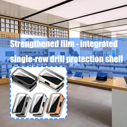 Smartwatch Screen Protector Case for Band 9 and Band 8 Full Coverage Polycarbonate Bumper Cover 1