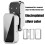 Smartwatch Screen Protector Case for Band 9 and Band 8 Full Coverage Polycarbonate Bumper Cover 4