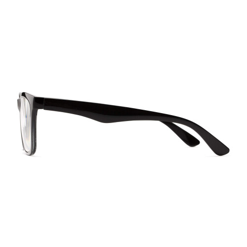 Blue Light Reading Glasses +2.50 Retro Square Black Frame Unisex Durable Comfortable Fit 2