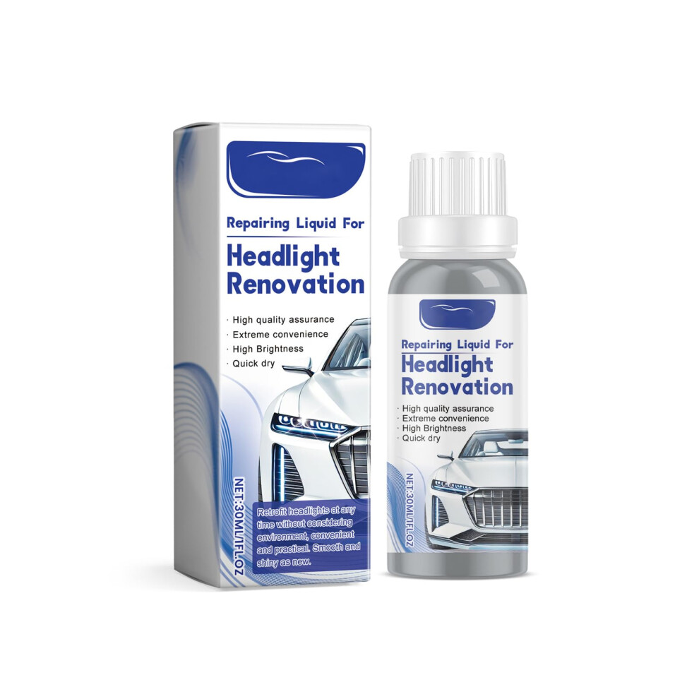 Headlight Restoration Kit 1 Fl Oz Â Quick Scratch And Yellowing Removal, Bright Clarity For Cars 9092120213355