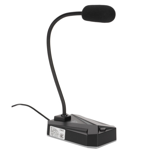 Professionele streamingmicrofoon met LED-indicator en verstelbare nek. 2