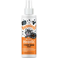 Bugalugs Probiotic Cat Spray for itchy skin. Leave in spray to condition, nourish and hydrate skin and coat. Professional cat cleaning