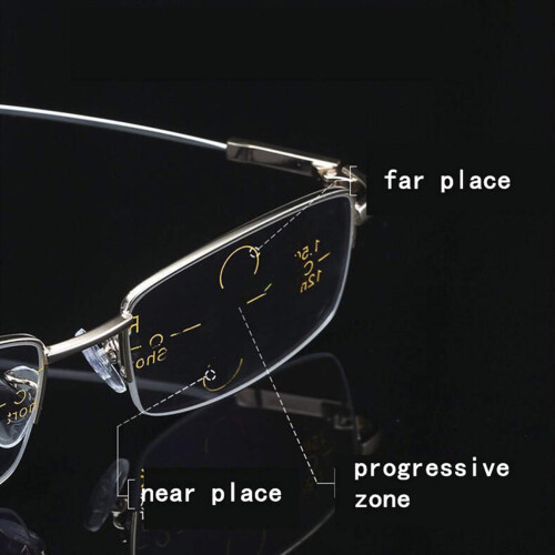Progressive Multifocal Computer Reading Glasses with Anti Blue Light Coating for Eye Strain 1