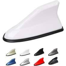 White Shark Fin Antenna Cover for Hyundai Genesis G80 20152020, Sporty Streamlined Look, Easy DIY Installation