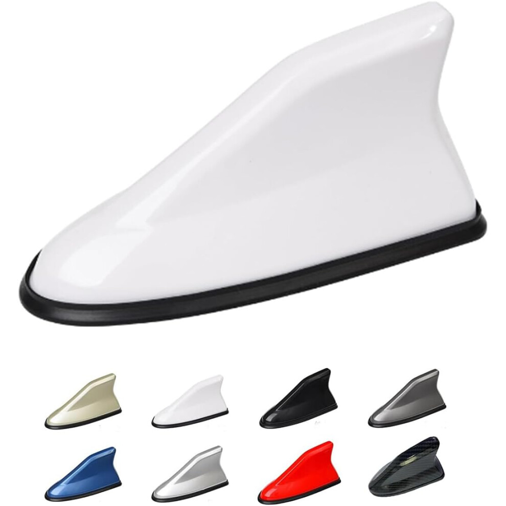 Shark Fin Antenna Cover For Hyundai Genesis G80 20152020, Sporty Streamlined Look, Easy Diy Installation White 9771547590071
