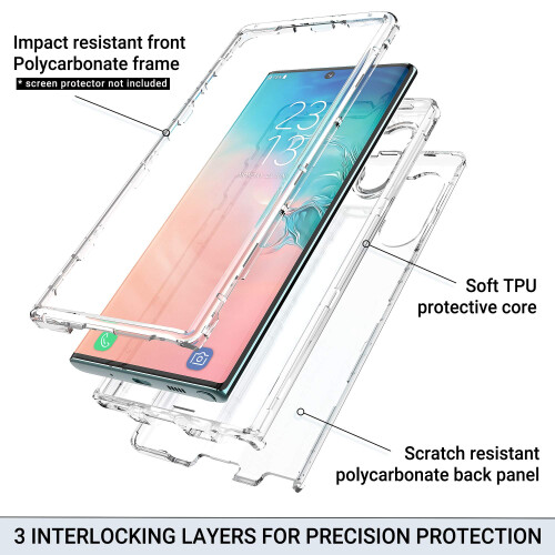 Clear Shockproof Rugged TPU Protective 5G Case for Samsung Galaxy Note 10 Plus 1