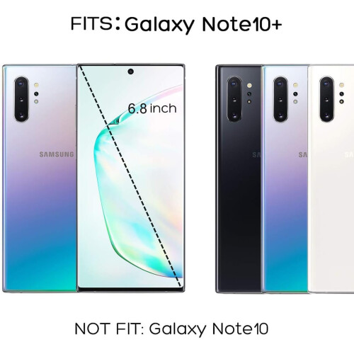 Clear Shockproof Rugged TPU Protective 5G Case for Samsung Galaxy Note 10 Plus 2