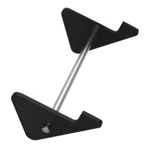 Mechanical Keyboard Stand with Clear Acrylic Display Riser for Ergonomic Typing and Storage