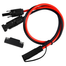 Solar Panel Extension Cable 10AWG to SAE with Polarity Reverse Adapter for RV, 1.97FT 60cm