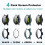 Case and Screen Protector 4Pack Slim Hard PC Bezel Cover Precise Fit for Garmin vívoactive 5 4