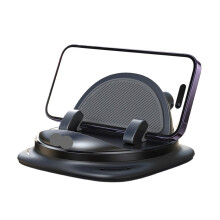 Universal Dashboard Car Phone Holder with Non Slip Silicone Grip and Adjustable Viewing Angle