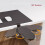 Portable Travel Organizer for Small Electronics, Compact Black Storage Case with Foldable Design 2