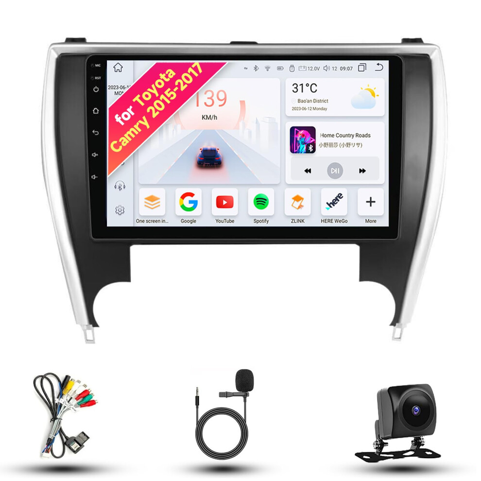 Android 13 Car Stereo For Toyota Camry 20152017, 10.1' Qled Touch Screen Radio With Carplay, Android Auto And Gps Navigation 9771547590415
