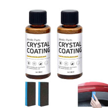 Car Plastic Restorer Kit with Scratch  Formula, Deep Restoration and LongLasting Gloss (2 pcs)