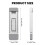 2pcs Foldable Keyboard Riser Stand with Adjustable Tilt and AntiSlip Pads, Silver Laptop Stand 2