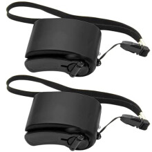 2 Pack Hand Crank USB Charger Emergency Power for Phones Camping Outdoor Black
