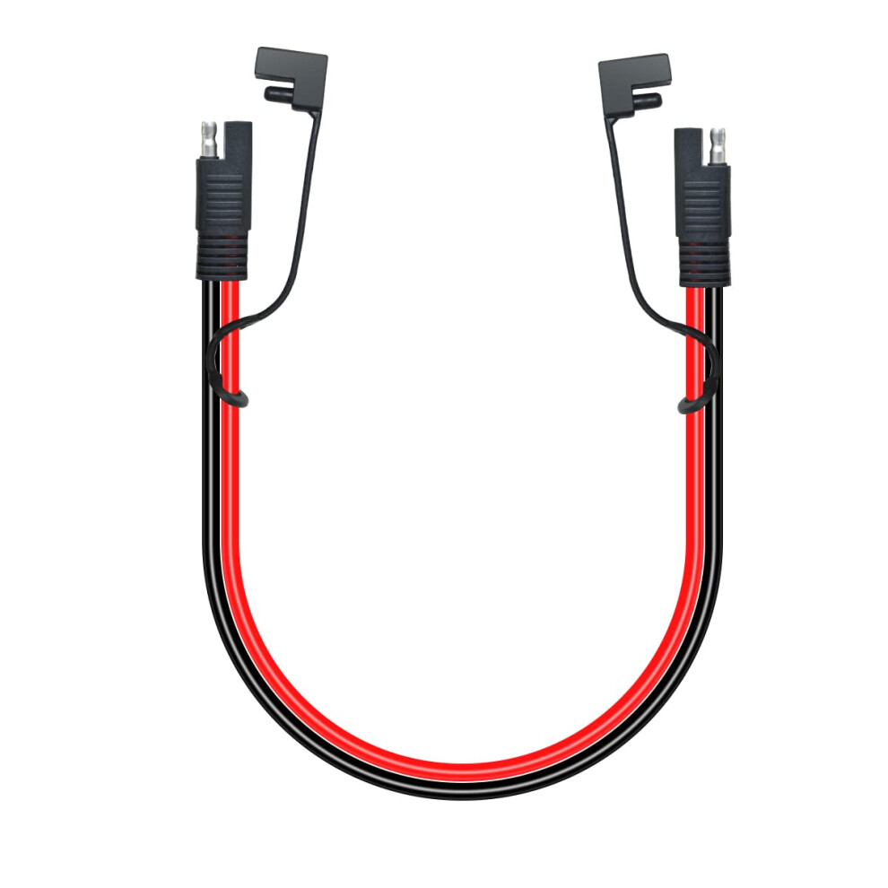 10Awg 1Ft Sae Extension Cable With Quick Disconnect And Reverse Adapter For Solar Panel Battery Charger 9092120790627