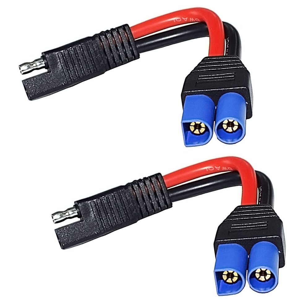 Sae To Ec5 Adapter Cable 10Awg 15Cm Fast Quickconnect Durable Power Cord For Solar And Car 9092120790740