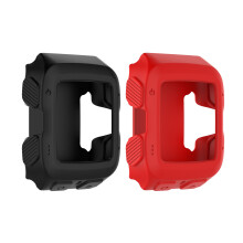 Silicone Case Set with ScratchResistant Protection Black and Red for Garmin Forerunner 920XT