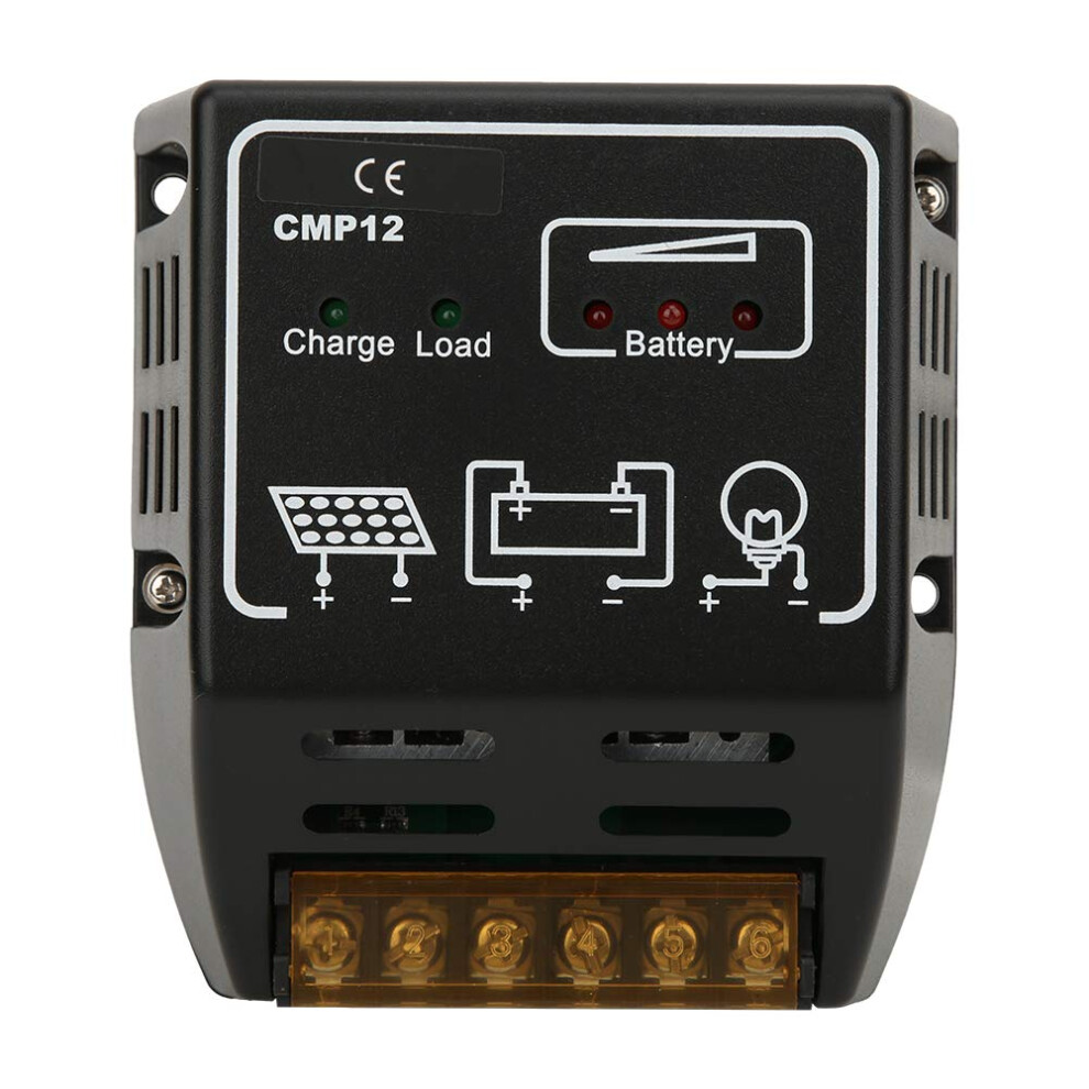 20A 12V 24V Solar Charge Controller Cmp12 With Overcharge And Overdischarge Protection 9455672305389