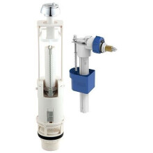 WC-Mechanikset mit seitlichem Schwimmerventil - ROUSSEAU - 3/6L - Zertifiziert NF