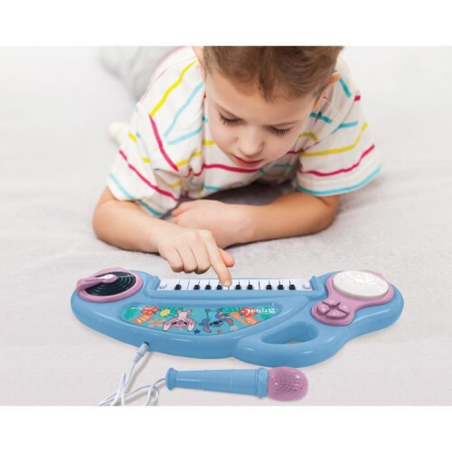 Elektronisches Kinderpiano Stitch mit Lichteffekten 1