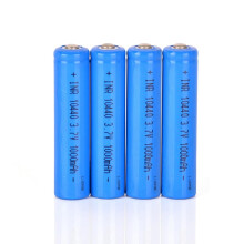 10440 Rechargeable Battery 3.7V AAA Liion 1000mAh Longer Runtime 4Pack