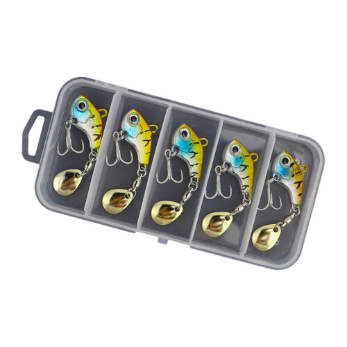 5Pcs Long Casting Fishing Lures With Hook Artificial-Farbe 4