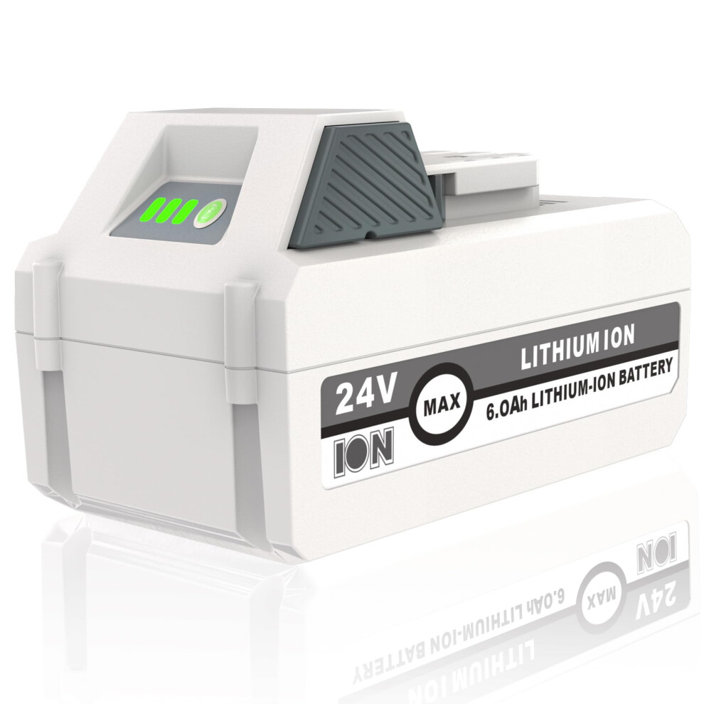 24V Snow Blower Battery 6.0Ah Lithium Ion Extended Runtime Replacement For Sun Joe Ion+ 9455672305709